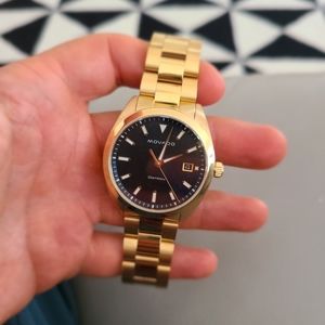 MOVADO Heritage Quartz Blue Dial Men's Watch 3650105